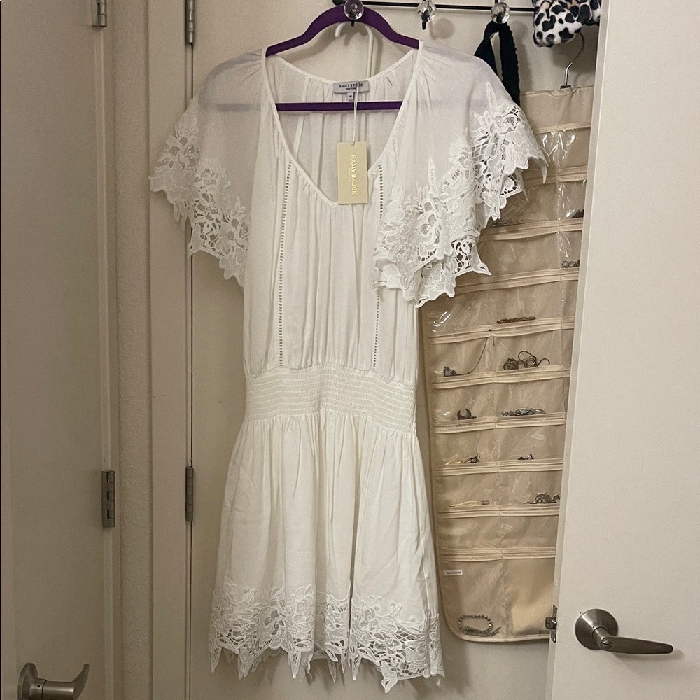 Ramy Brook White Lace Dress
